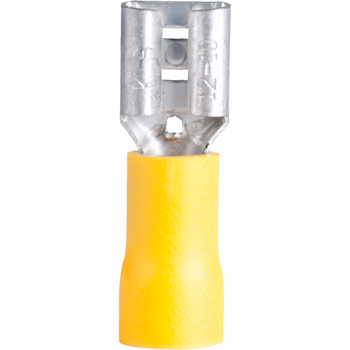 Gardner Bender 12 to 10 AWG Female Yellow Vinyl-Insulated Barrel Disconnect (100-Pack)