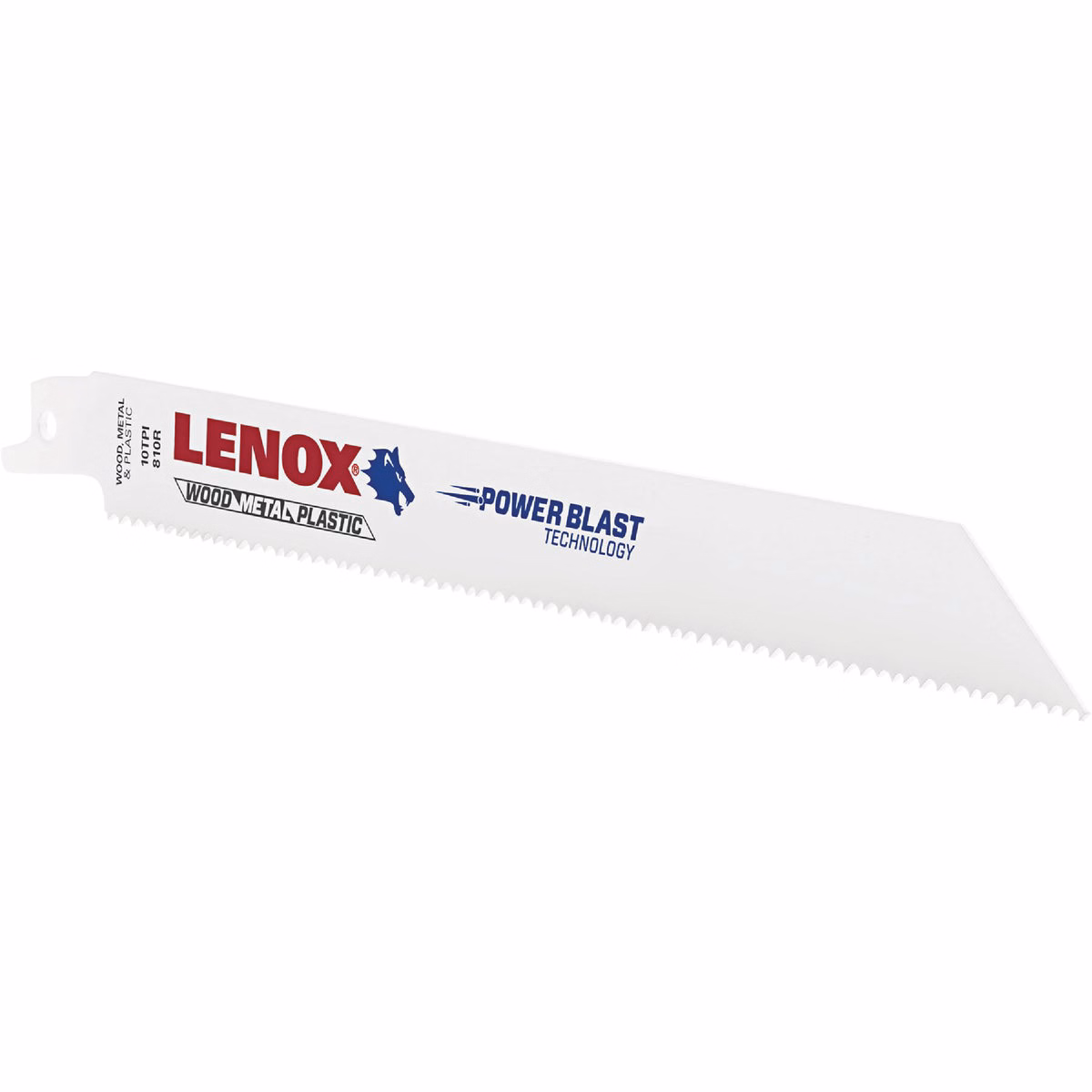 Lenox MULTIWOLF WAVE EDGE 8 In. 10 TPI Multi-Purpose Reciprocating Saw Blade, Bulk