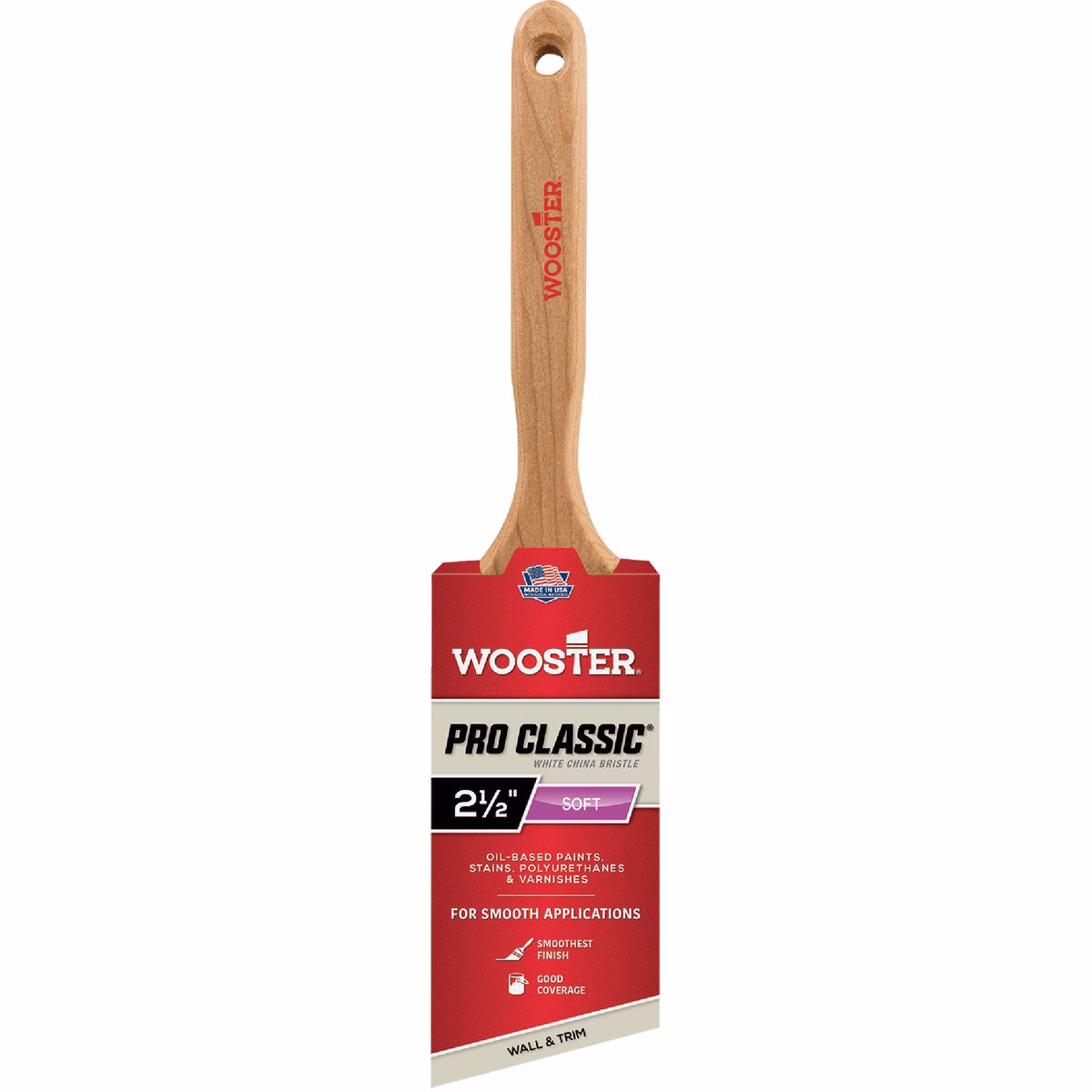 Wooster White China Bristle 2-1/2 In. Angle Sash Paint Brush