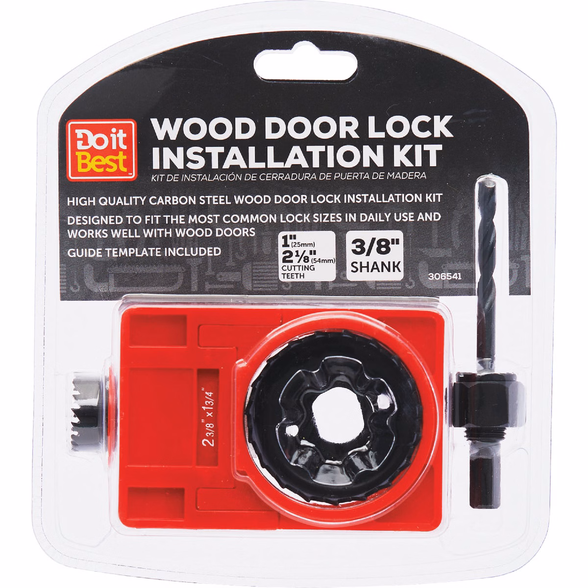 Do it Best Door Lock Installation Kit for Wood Doors