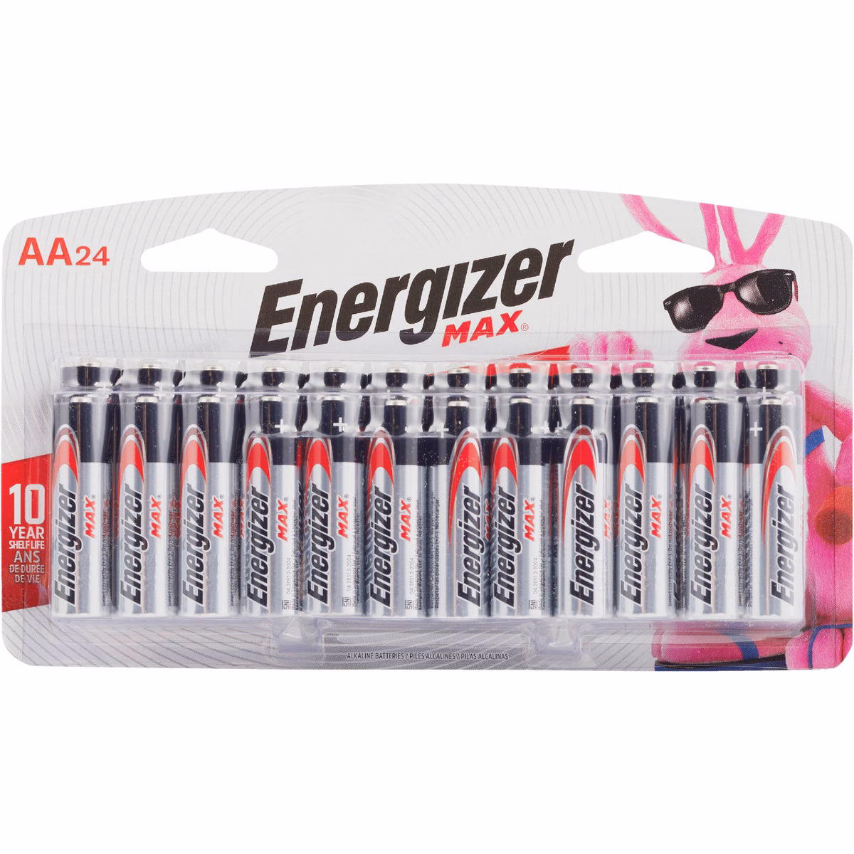 Energizer Max AA Alkaline Battery (24-Pack)