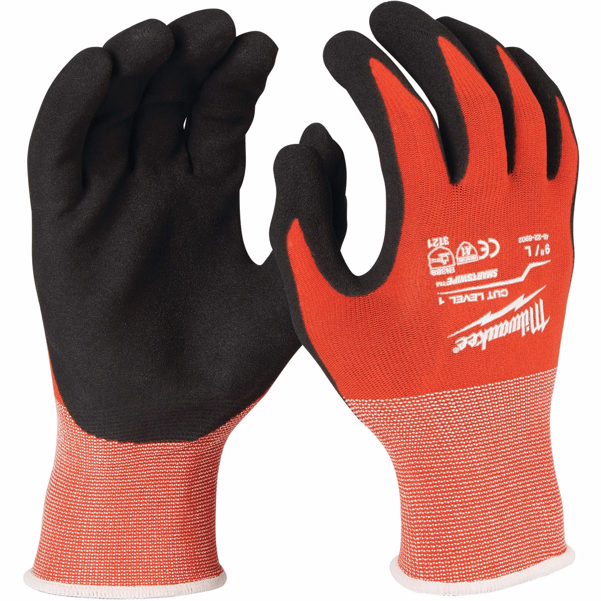 Milwaukee Unisex Large Nitrile Coated Cut Level 1 Work Glove