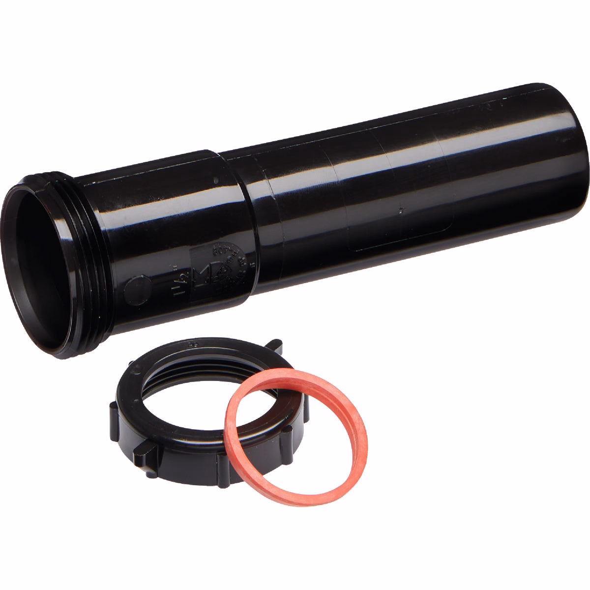 Keeney 1-1/2 In. x 6 In. Black Plastic Slip-Joint Extension Tube