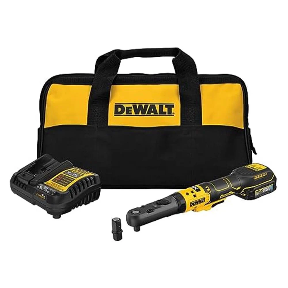 Dewalt 20v MAX 3/8in and 1/2in Sealing Head Ratchet – DCF510GE1