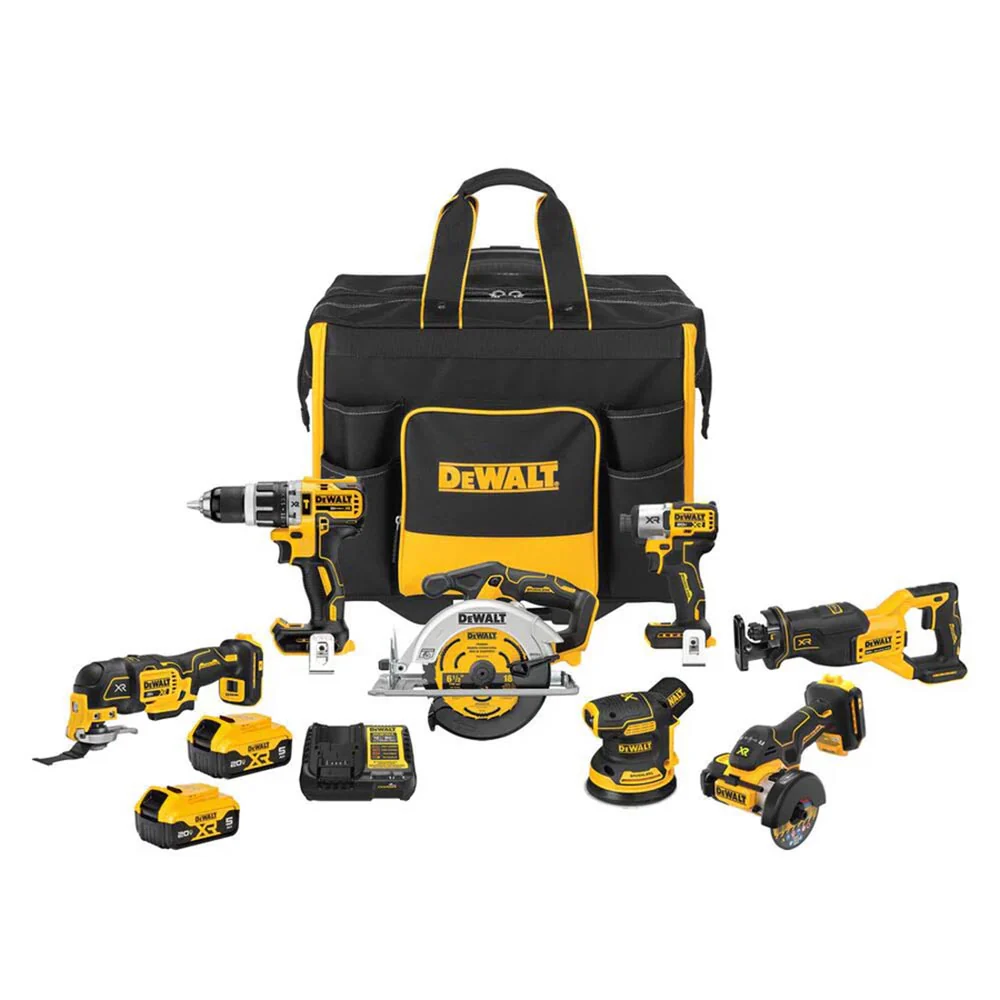 Dewalt 20v MAX 7pc Tool Kit With Rolling Bag – DCKSS730P2