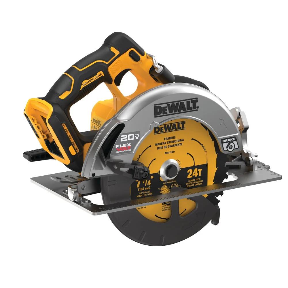 Dewalt 20v MAX 7-1/4in Flexvolt Advantage Circular Saw – DCS573B