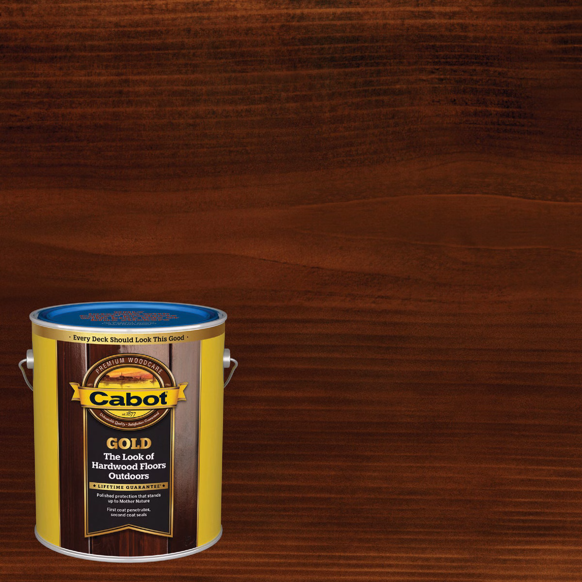 Cabot Gold Low VOC Exterior Stain, 19473 Moonlit Mahogany, 1 Gal.