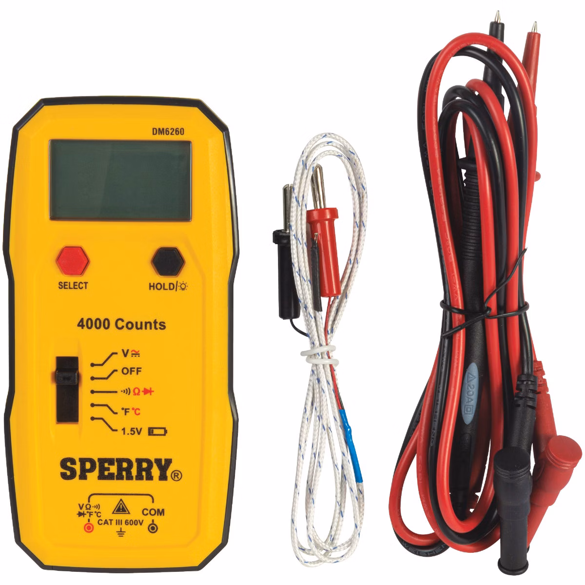 Sperry 7-Function 600V Digital Multimeter