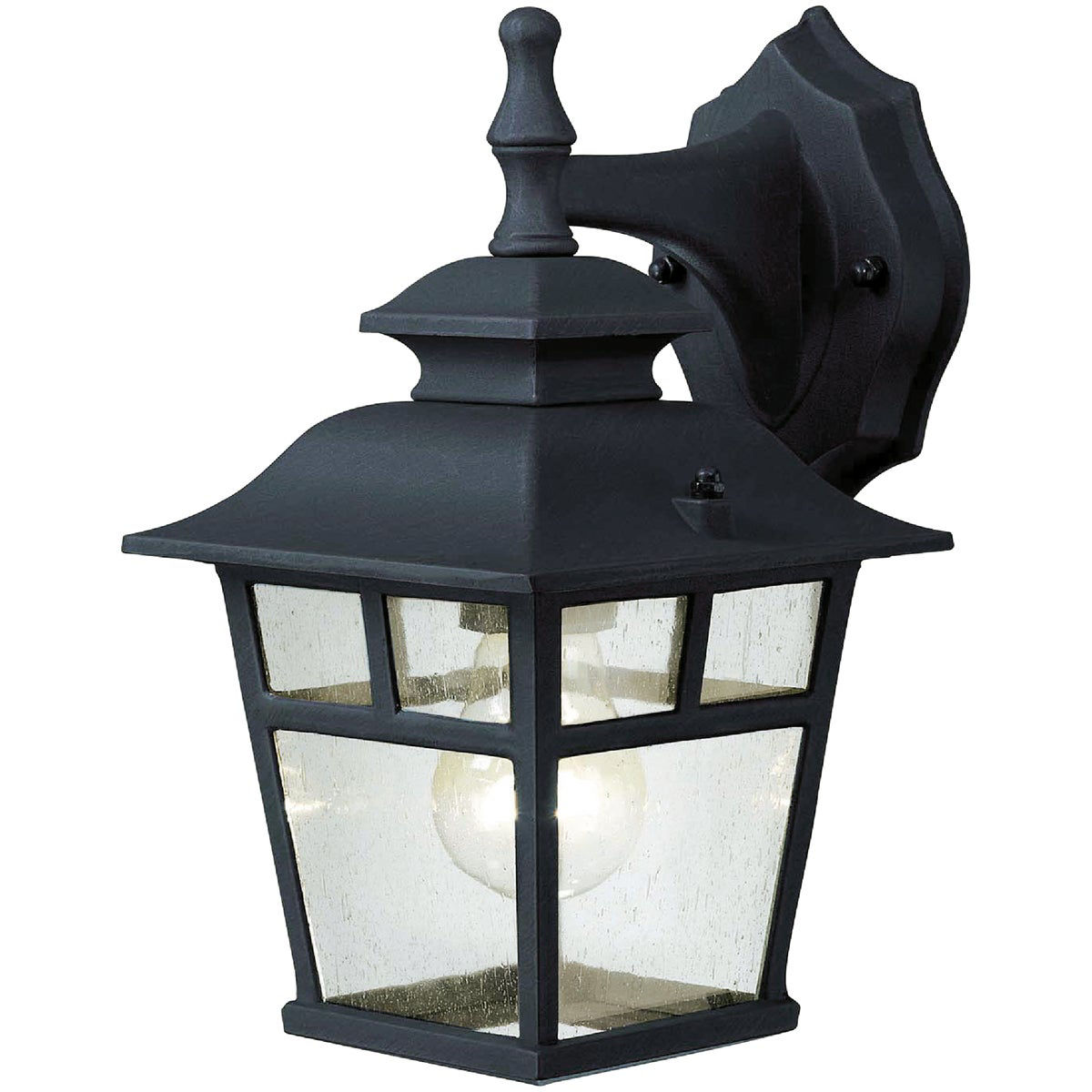 Canarm Fieldhouse Black Outdoor Wall Light Fixture, (2-Pack)-