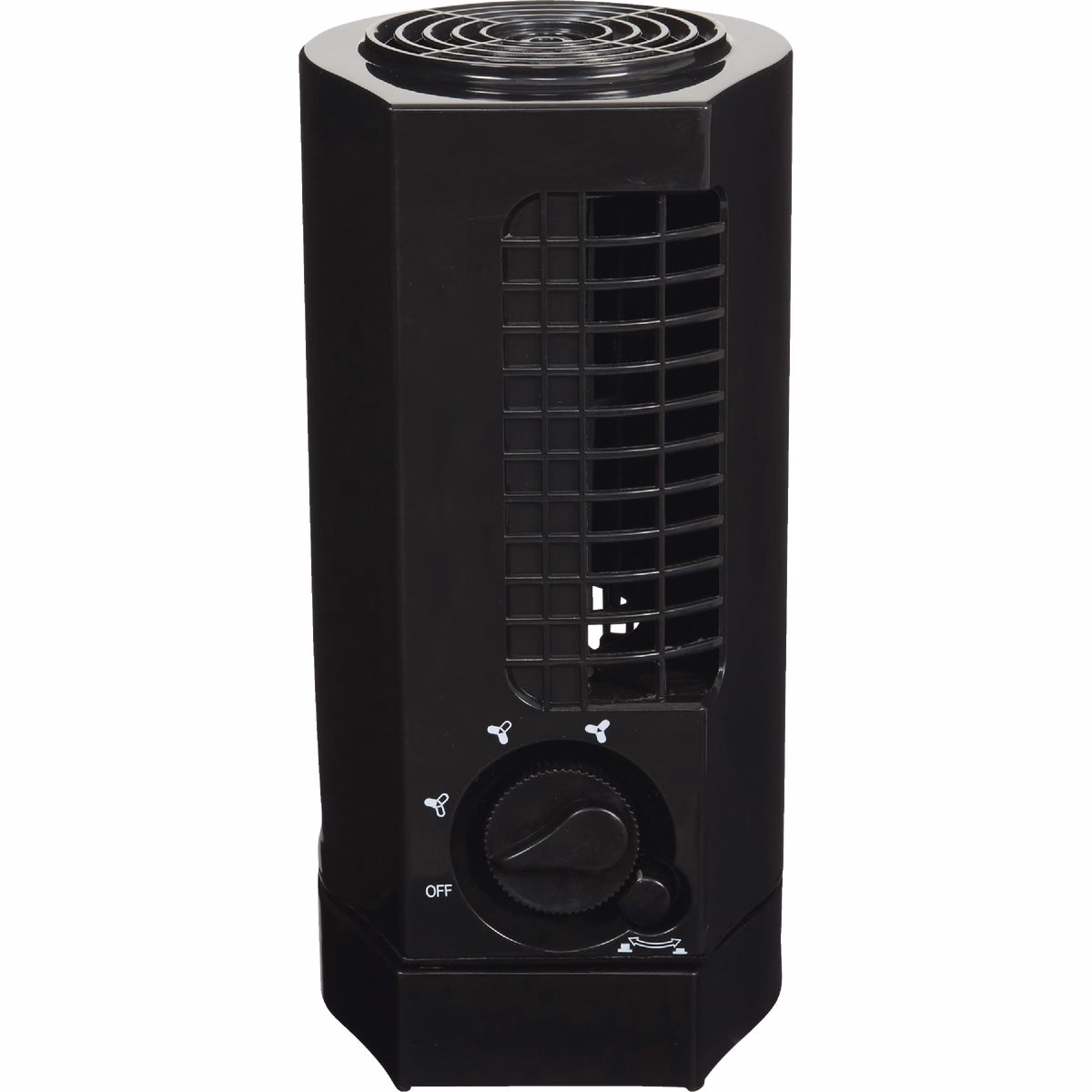 Best Comfort 12 In. 2-Speed Black Mini Tower Table Fan-