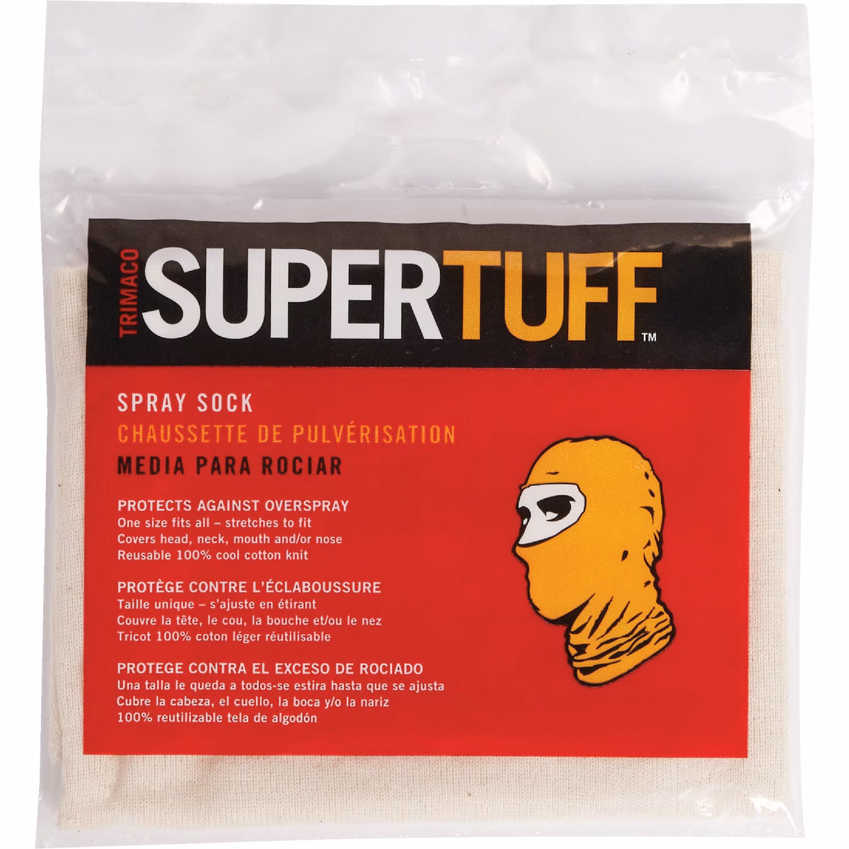 Trimaco SuperTuff Bag Natural Color Spray Sock