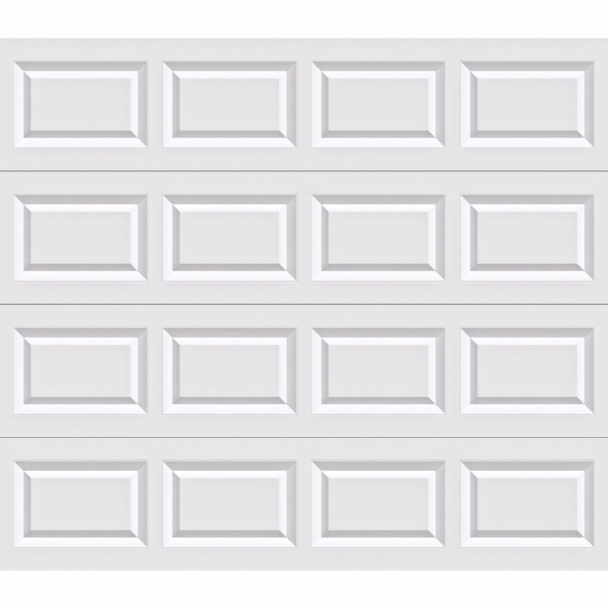Holmes Bronze Series 9 Ft. W x 7 Ft. H White Steel Garage Door with Extension Springs