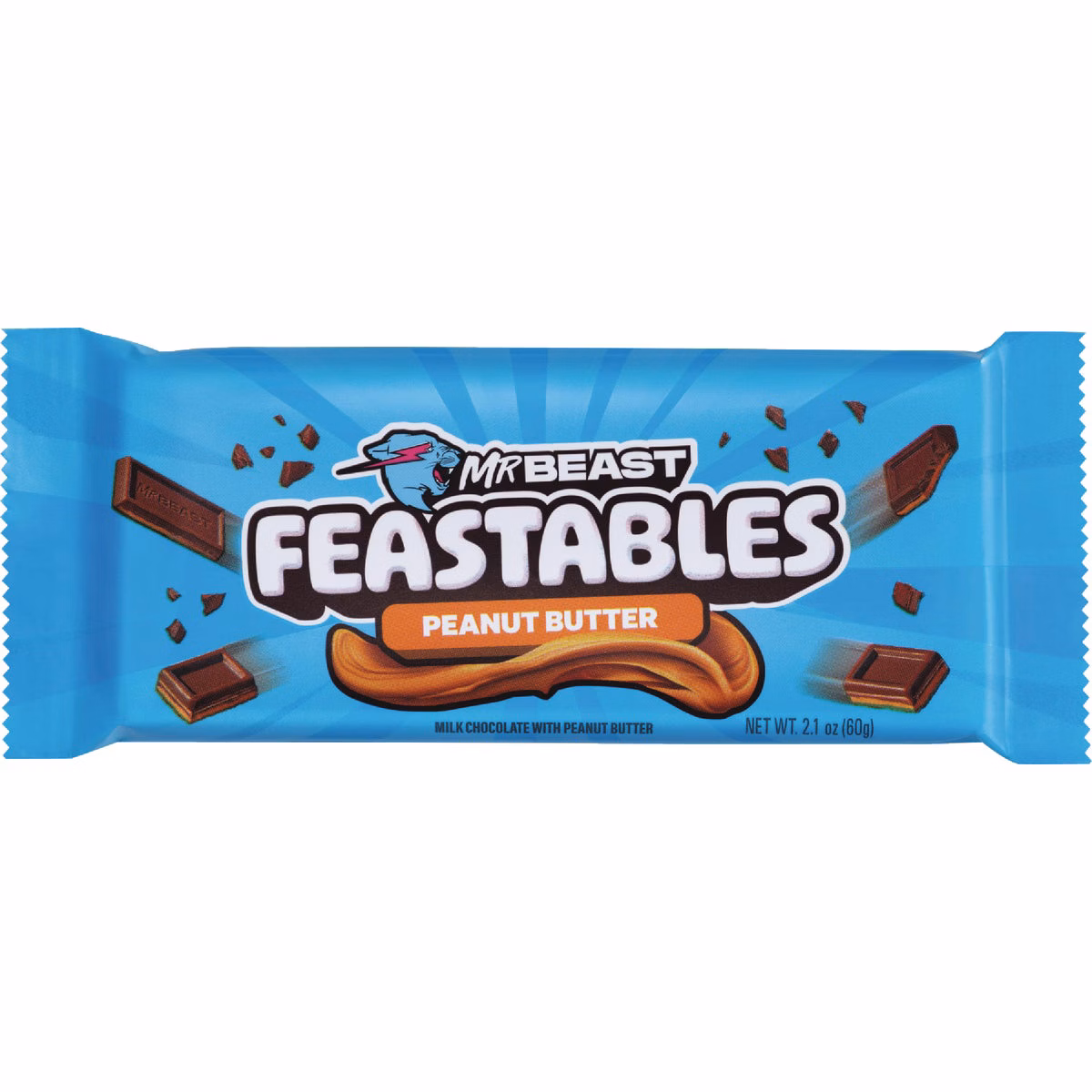 Feastables Chocolate Peanut Butter Candy Bar