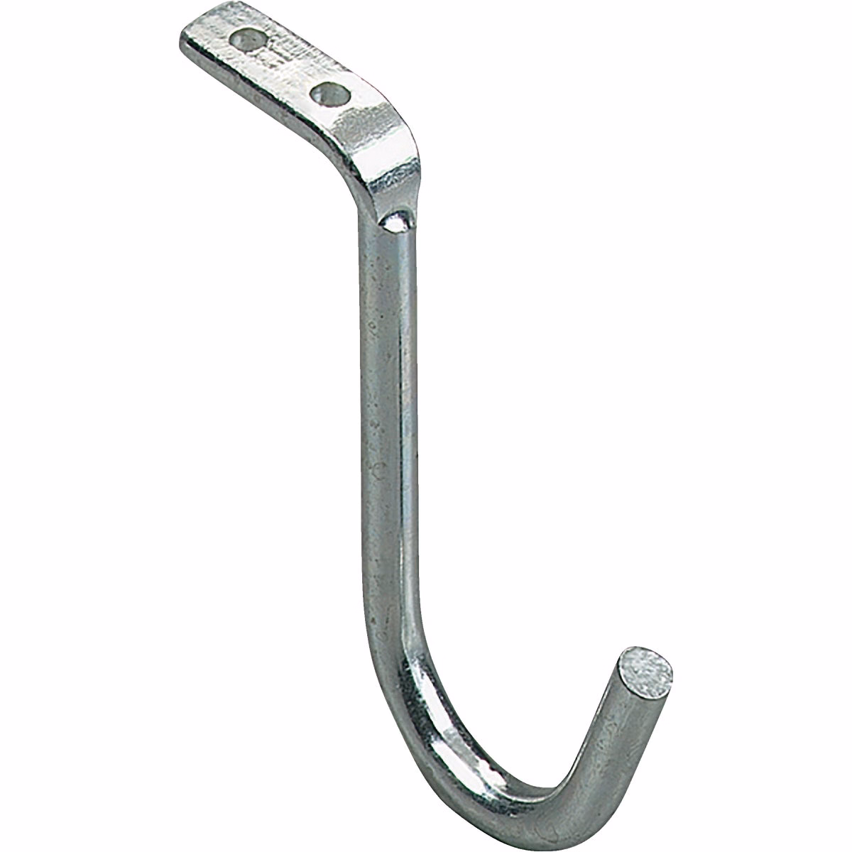 Knape & Vogt 3 In. H. x 1-1/2 In. D. Closet Rod Support, Bright Nickel