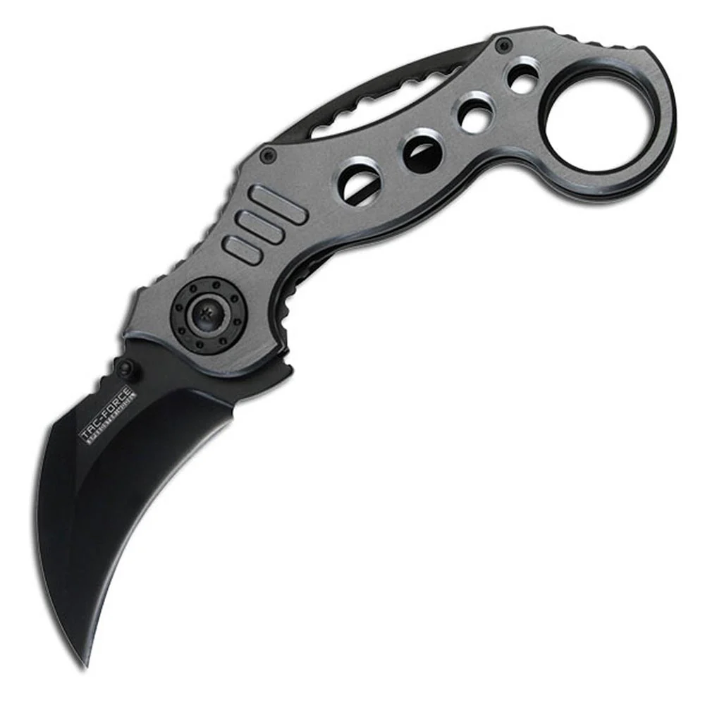 Gun Metal Hawkbill Spring Assisted Knife – TF-578GY