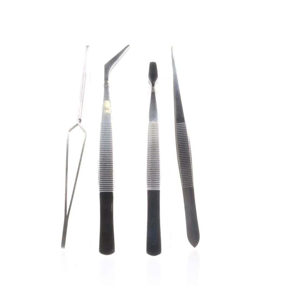 4pc Stainless Steel Tweezer Set – TW2-411