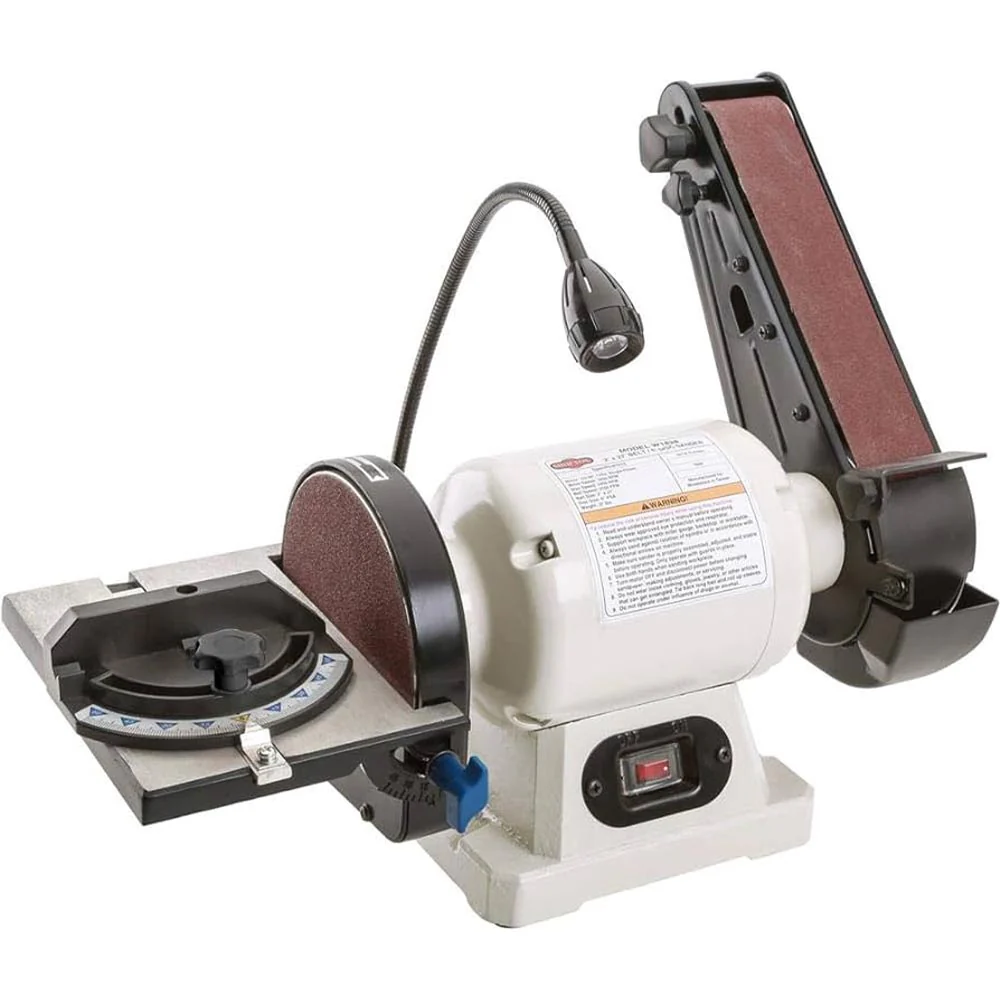 Shop Fox 2in x 27in Belt / 6in Disc Combo Benchtop Sander – W1838